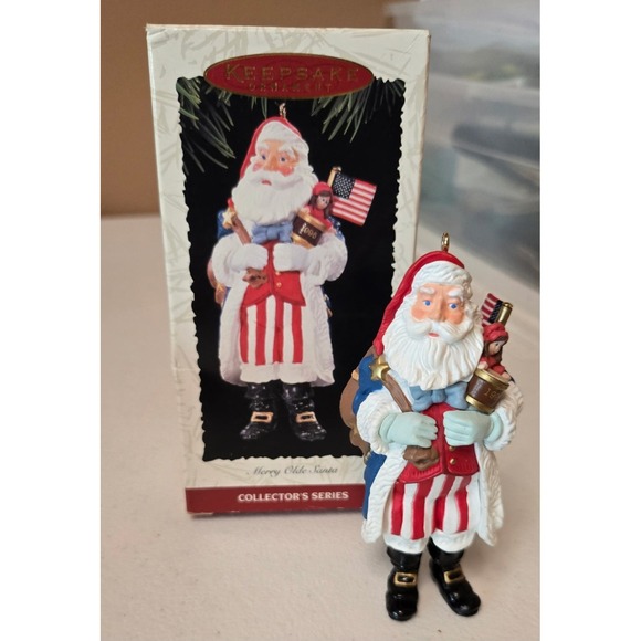 Hallmark Other - Hallmark 1996 Merry Olde Santa Ornament Patriotic‎ USA Collector Series